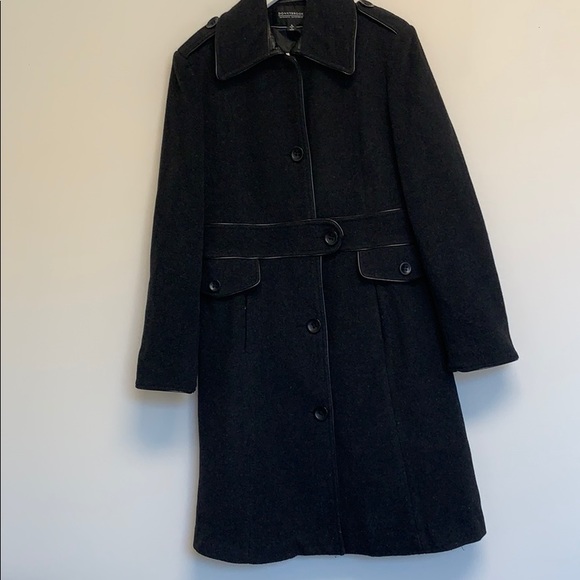 Donny Brook gray wool pea coat sz 8 - Picture 3 of 8